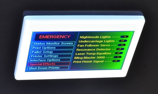 Panel Mount TFT Bezel for 7.0&quot; EVE2 SPI TFT and Parallel TFT displays