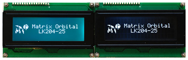 FSTN and FFSTN Negative White Backlight